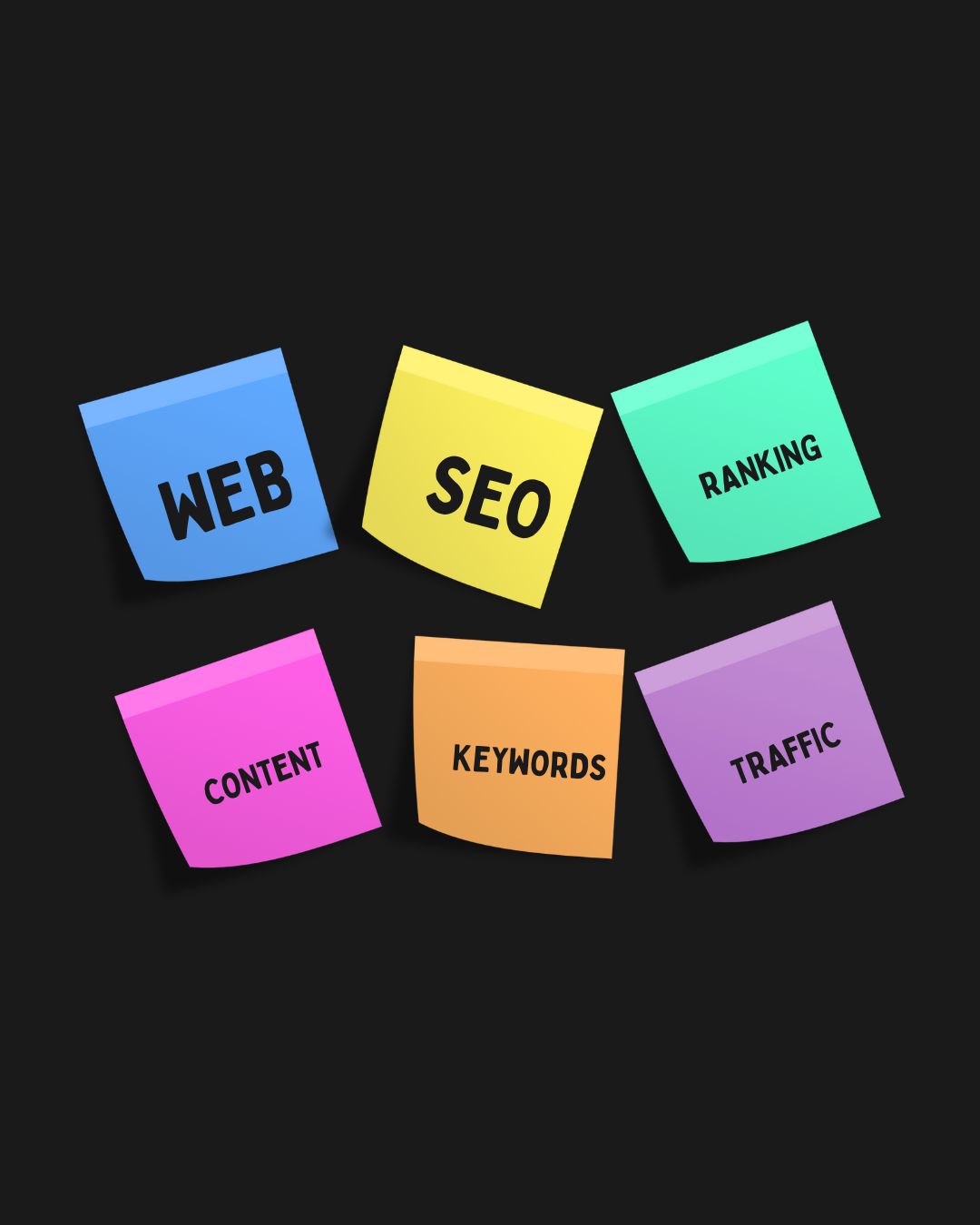 black and yellow colorful digital marketing instagram post